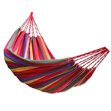 Yardwe 1Pc Amaca di Tela Allaperto Amaca Portatile Portatile con Borsa per Il Trasporto per Giardino Cortile (Rosso)