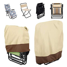 HaavPoois - Coprisedia da giardino, impilabile, pieghevole, impermeabile, antipolvere, resistente ai raggi UV, per mobili da esterno