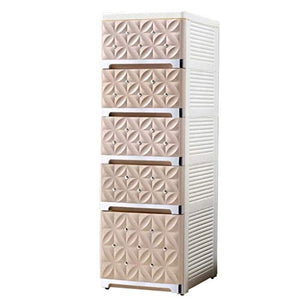 BUDBYU Armadio a Lato Stretto, Armadio con Cucitura in plastica Tipo cassetto Armadio da Bagno Armadio da Cucina Stretto ripiano per Risparmiare Spazio