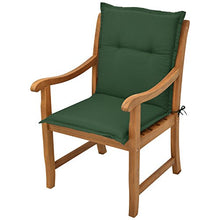 Beautissu Cuscino per sedie da Giardino e spiaggine Loft NL - 100x50x6cm -soffice Imbottitura e Comfort Extra - Verdone
