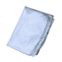 ZKORN Telone Antipolvere, Materiale Pvc Pieghevole Antipioggia Telone, Anti Strappo e Antivento Telone Per Barche, Per Gazebo e Giardino(2x2m(6.6x6.6ft))
