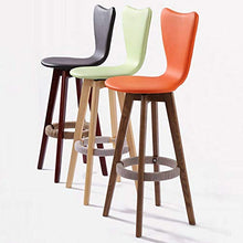 Sedie Da Bar Moderne In Stile Industriale Set Di 2， Counter Sedie Da Bar In Legno Da Cucina Da Casa ， Sgabelli Da Bar Girevoli A 360 ° Con Schienale Alto sedile da pub ( Colore : Black-Chair frame 2 )