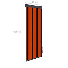 Tidyard Tenda a Rullo per Esterno Avvolgibile,Tenda da Sole Avvolgibile,Tenda da Sole per Esterno,Tenda da Sole per Gazebo e Pergolato 60 x 250 cm
