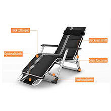 FUFU Sedie a Sdraio Lounge Chair, Lunch Break Folding Chair Office Portable Beach Adult Divano Pigro per Il Tempo Libero Back Chair Nap Lounge Chair 85 * 52 * 98cm Pieghevoli