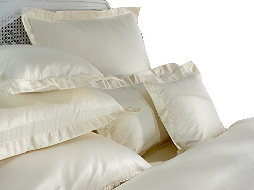 Kurt Bauer MAKO Brokat Damast Cuscini di Avignone, 100% Cotone, 1093 Champagner, 80 x 80 cm
