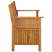 vidaXL Cassapanca da Giardino 120 cm in Legno Massello di Acacia