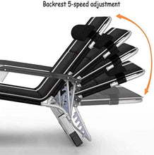 Sedie da campeggio da giardino pieghevole sedia pieghevole da giardino reclinabile Zero Gravity sedia ispessita giardino reclinabile regolabile all'aperto spiaggia campeggio sedia supporto 199,6 kg
