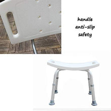 Sgabello da bagno Doccia / bagno doccia Sgabelli sedile Sgabello for / disabili Anti-Slip Anziani Mats doccia sedia regolabile in 5 Altezza con maniglia Bagno seduta in bianco ( Color : - , Size : - )