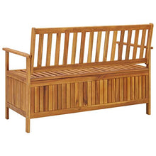 vidaXL Cassapanca da Giardino 120 cm in Legno Massello di Acacia