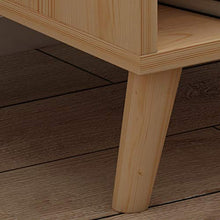 WALNUTA Comodino Minimalista Nordico, Armadio Moderno in Legno massello per Camera da Letto Minimalista