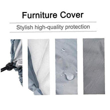 Coperture della sedia sedile ribaltabile copertura Giardino Outdoor antipolvere impermeabile resistente per i rifornimenti Prato mobilia del Patio Grey Mobili da giardino