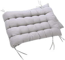 Topstylehouse, 1 cuscino reclinabile in morbido cotone, cuscino per divano da esterni, schienale alto, comodo cuscino antiscivolo, lavabile, facile da pulire (grigio, 53 x 155 cm)