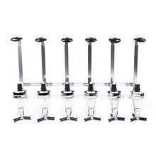 WUPYI2018 - Dispenser da parete per bottiglie di vino, per cocktail, bar, gastronomia (6 teste)
