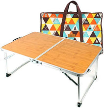 FCXBQ Tavolo da Campeggio Pieghevole Portatile Tavolo da Picnic in Alluminio Leggero con Borsa da Trasporto per Picnic, Barbecue, Spiaggia, Interno, Esterno, Viaggi