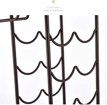 Leifeng Tower Classico 6 Bottiglie Wine Rack/Supporto/Ripiani/Stoccaggio |Free Stand Wine Rack for Red & Vini Bianchi |Metallo Geometrica Design, Facile da Indossare