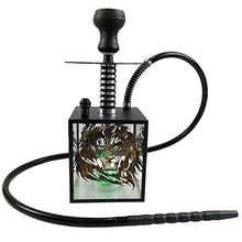 GSYH Alluminio Shisha Set, 40 cm Narghilè Acrilico con Luce a LED Fumo del Tubo di Acqua per Il Partito Family Dining