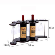 MKXF Scaffale per Vino Decorazione per armadietto per Vino Decorazioni per Bicchieri da Vino
