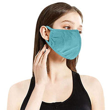 PanStro Maschera Antipolvere Che Copre Il Viso Uomo e Donna in Cotone Lavabile Tinta Unita Protezione Solare