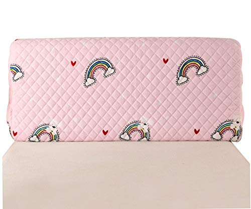 HDGZ Imbottita Elastica Copri Testata Letto Copertura Testata Letto Matrimoniale/Singolo Fodera Elastica Protezione, Protezione Elastica Lavabile (Color : L, Size : 210 * 60cm)