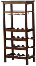 YAeele HOU Wine Rack Solido Porta di Legno Modern Home Creativa Governo del Vino Wine Glass