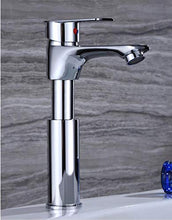 SXJ Rubinetti per Bagno Placcatura Multistrato Monoforo Monocomando per Lavabo, Rubinetto per Lavabo con Acqua Calda E Fredda, Altezza Regolabile
