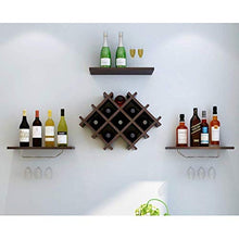 Wine Rack Wine Rack bottiglia supporto della cremagliera del vino ripiano Governo del vino Wine arazzi a muro bagagli Frame/mensola del supporto del vino Nero/Wine Glass cremagliera del vino rosso
