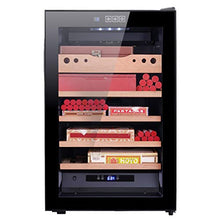 Umidificatori Humidor Armadio di Controllo Elettronico Dell'umidità del Frigorifero Domestico Mobile Portasigari in Legno Massello di Cedro Armadio per Sigari Idratante A Temperatura Costante Cabinet