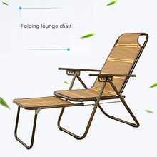 ZEQUAN Seggiolone da Sole Sedia in bambù per Ufficio/Soggiorno/Balcone/Poltrona da Giardino/Sedia da Campeggio, con Braccioli