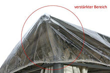 GRASEKAMP Qualität seit 1972 40038 GRASEKAMP-Telo Protettivo per Gazebo, 3 x 3,6 m, qualità dal 1972, Trasparente, Maße ca. L x B 360 x 300 cm