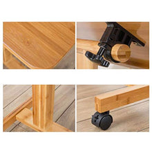TONG HXF- Piccolo tavolino da Salotto in bambù Decorato con mobili da Salotto Balcone casa e Tavolo da Ufficio Durevole (Size : 60 * 40 * 94cm)