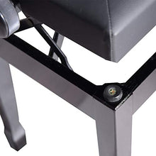 Outsunny HOMCOM Sgabello panchetta panchina Sedia per Pianoforte con vano portaoggetti Altezza Regolabile