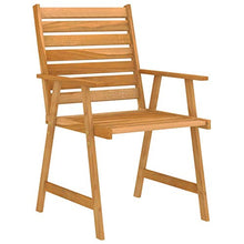 Tidyard Set 5/7/9 pz da Pranzo da Giardino per Esterno in Legno di Acacia,Set Tavolo Rettangolare e 4/6/8 Sedie da Pranzo da Giardino per Esterno in Legno,Set Tavolo e Sedie da Giardino in Legno
