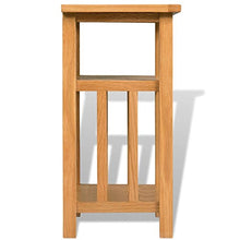 EBTOOLS - Comodino per divano, 3 livelli, tavolo da comodino, consolle in legno, per corridoio, soggiorno, camera, ufficio, 35 x 27 x 55 cm