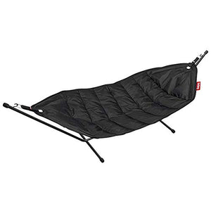Fatboy® Headdemock Amaca da Esterno con Supporto per Giardino/terrazzo Nero | Amaca Dondolo Matrimoniale per 2 Persone | 270 x 138 cm