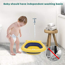 Kisangel Lavabo Pieghevole per Bambini Piccoli Portatili Lavamani Salvaspazio Lavamani Multiuso per I Viaggi a Casa