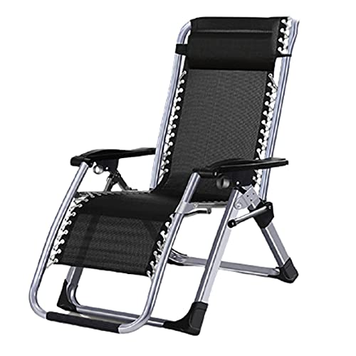 Tayer Lettino Prendisole da Giardino Pieghevole, Lettino a Sdraio per Prendere Il Sole, per Giardino Patio Esterno sedie a Sdraio reclinabile Caricamento Fino a 200 kg con Cuscino Testa