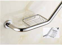 Maniglioni da Bagno Bagno corrimano in Acciaio Inox di Sicurezza Maniglia Bagno con Scavato Storage Box Accessori da Bagno
