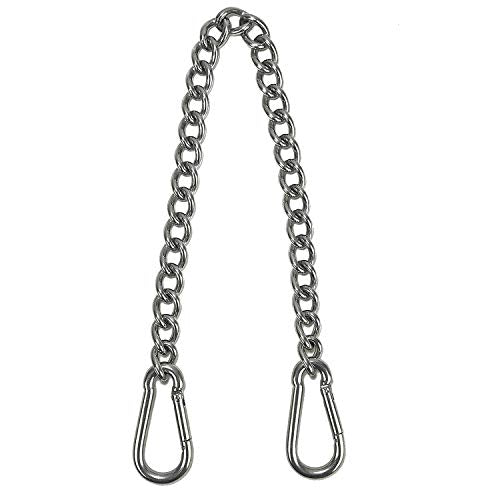 Exanko Catena Sospesa con Due Moschettoni, Kit di Sospensione nel Acciaio Inossidabile per Sacco da Boxe per Amaca Heavy Duty 1000 LB