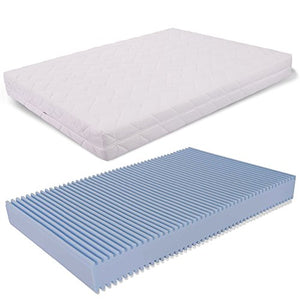 AILIME SRL Materasso Lupin I alla Francese Matrimoniale 140x200 Alto 19 waterfoam cm in Bayscent sfoderabile