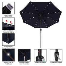 ABCCANOPY 23 Colori + 2,7 m Market Umbrella Replacement Canopy 8 nervature, 1# Navy Blue