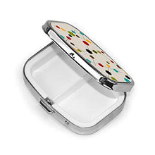 Scatola quadrata per pillole medicinali bastoni e bollicine moda organizzatore pillola da viaggio dispenser per vitamine integratori