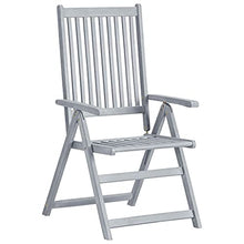 vidaXL Sedie da Giardino Reclinabili 2pz con Cuscini Massello Acacia