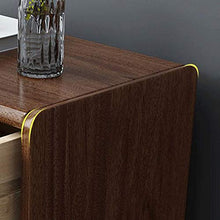 ZzheHou Cassettiera Noce Bagagli Pettorale con Maniglie in Metallo 5 Cassettiera Cassetto in Rame Finitura Robusto Durevole Semplice E Grazioso (Color : Walnut, Size : 60x40x92CM)