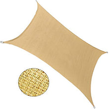 Rete ombreggiante Patio Tenda da Sole Tenda da Vela, Tenda da Sole Rettangolare Tenda da Sole 95% UV Pergola Cortile Parasole (Size : 4x4M)