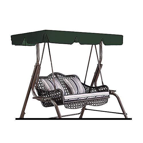 Dondolo Coperti da Giardino UV Blocking Parasole Easy Clean, 2-3 Posti All'aperto Swing della Copertura for Il Patio del Giardino (Size : 190cmx135cmx37cm)