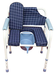 QMZDXH Comodino da Comodino Portatile Pieghevole Sedile WC, Altezza Regolabile Comodino Leggero Sedia Comodino Comodino Comodino per Disabili Gli Anziani Altri Fino 190 kg