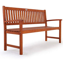 Deuba Panchina da Giardino Maxima 3 posti Legno di eucalipto Certificato FSC® Interno Esterno Panca da Balcone terrazza