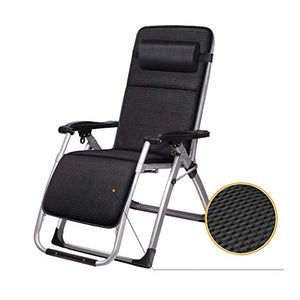 DGHJK Sedie Sdraio reclinabili Pieghevoli Regolabili Sedia Sdraio Relax Extra Ampia con Cuscini Comodi e Traspiranti per Giardino Esterno, Supporto 150 kg