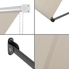 pro.tec] Tenda da Sole a Parete con Catenella - Paravento, Parasole - 350 x 120 cm - Color Sabbia