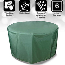 Amusingtao, copertura per mobili da esterni, copertura rotonda per tavolo da giardino, antivento, impermeabile, per mobili da esterni, grande copertura